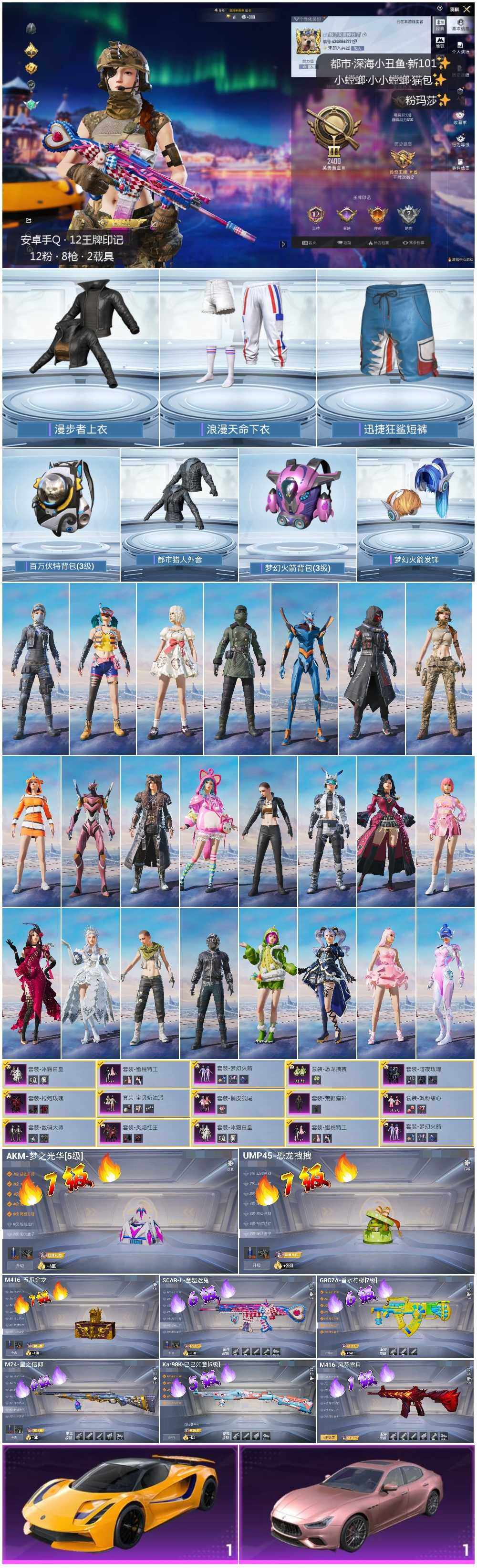 HPCMW3418607和平精英账号详情图2 HPCMW3418607和平精英账号详情图2