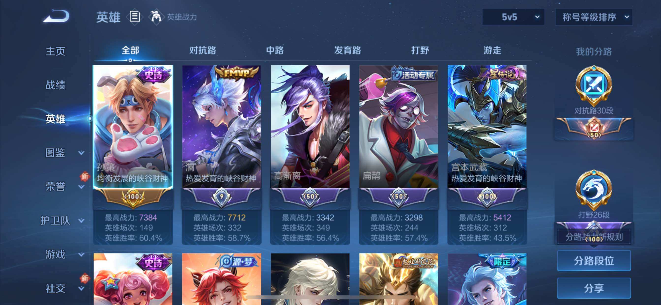 WZCMY3406585王者荣耀账号详情图3