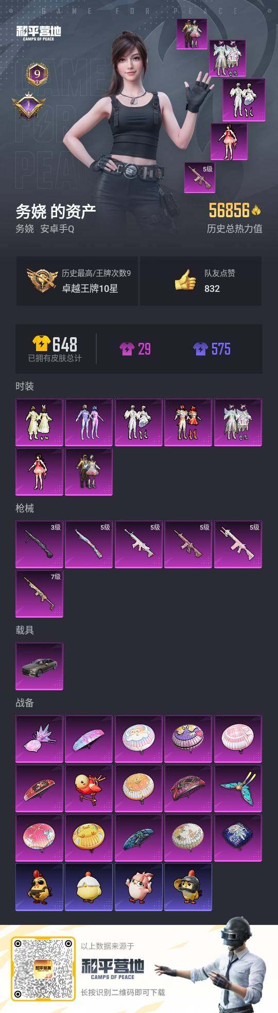 HPLE3415752和平精英账号详情图3 HPLE3415752和平精英账号详情图3