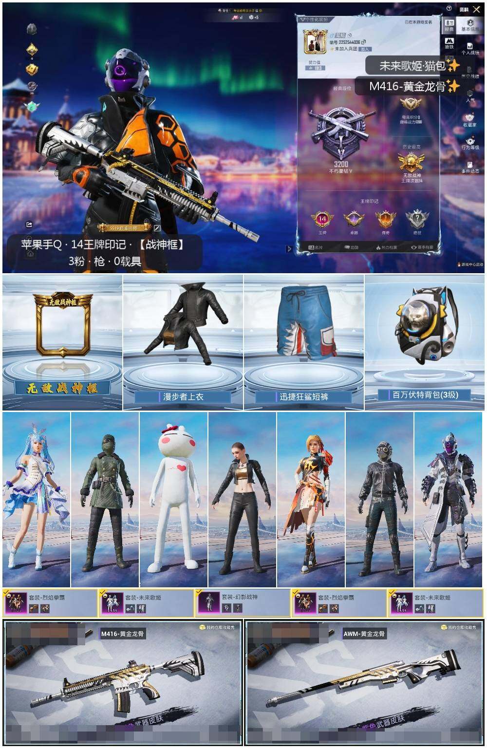 HPLE3415266和平精英账号详情图2 HPLE3415266和平精英账号详情图2