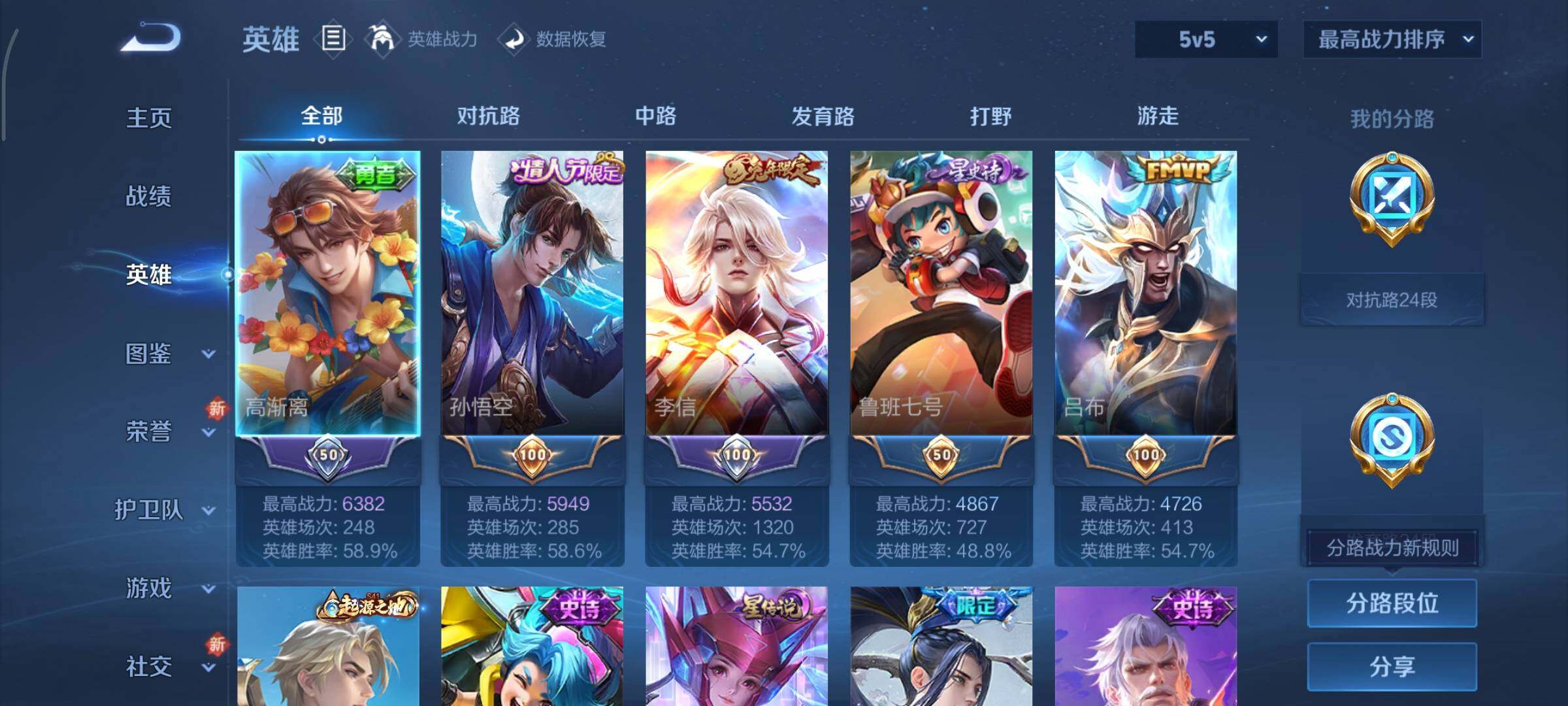 WZCMY3407097王者荣耀账号详情图3