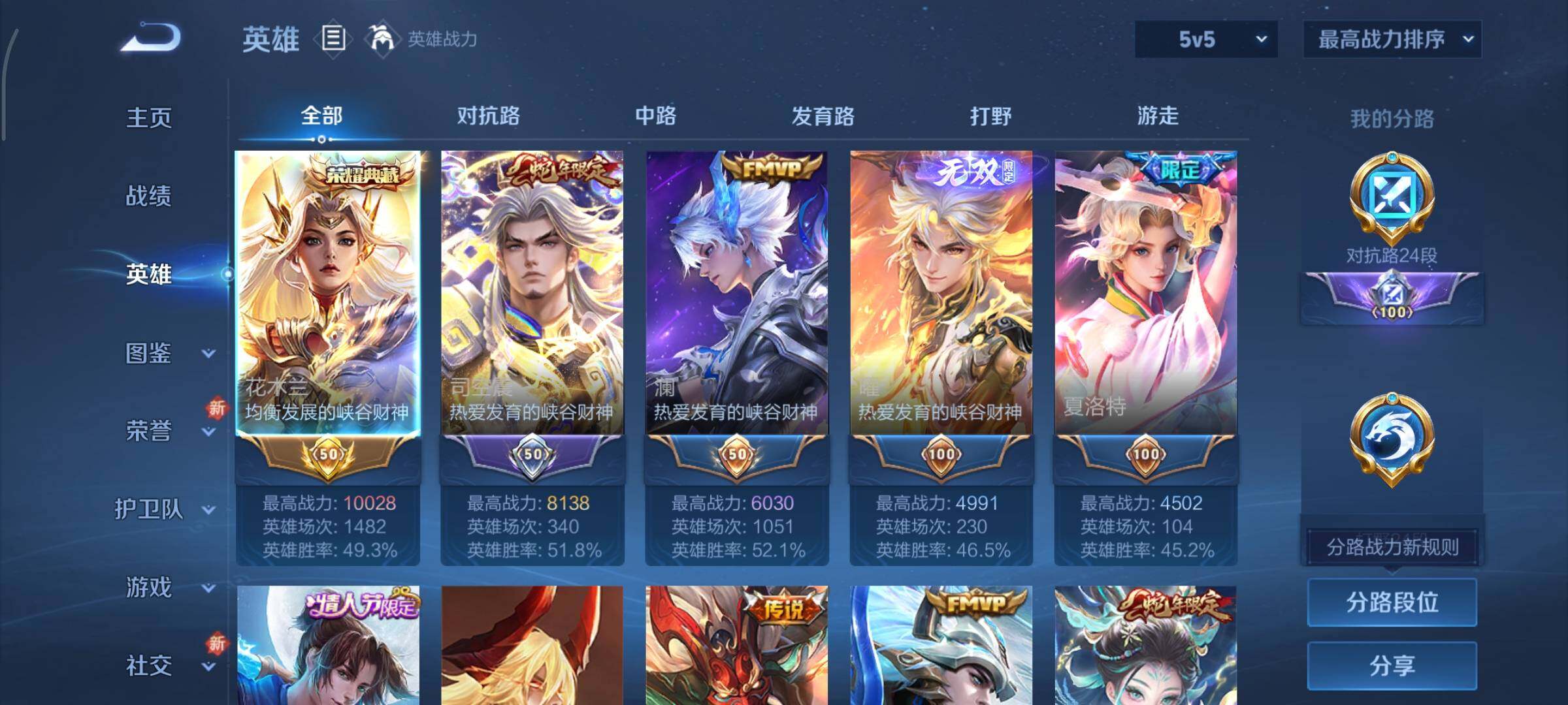 WZCMY3406135王者荣耀账号详情图3