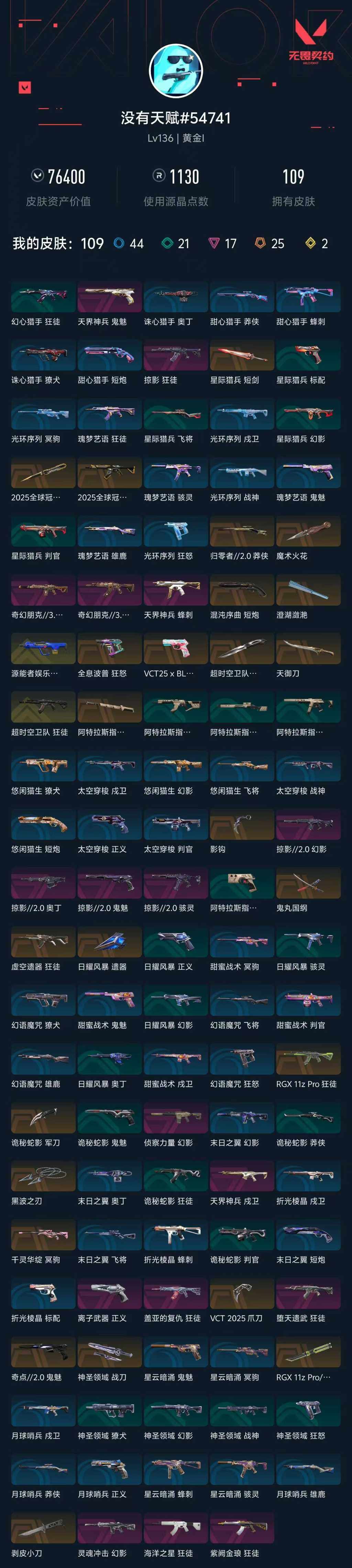 WWQXL327251无畏契约账号详情图5 WWQXL327251无畏契约账号详情图5