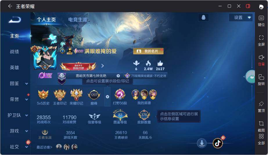 WZLE3406332王者荣耀账号详情图8 WZLE3406332王者荣耀账号详情图8