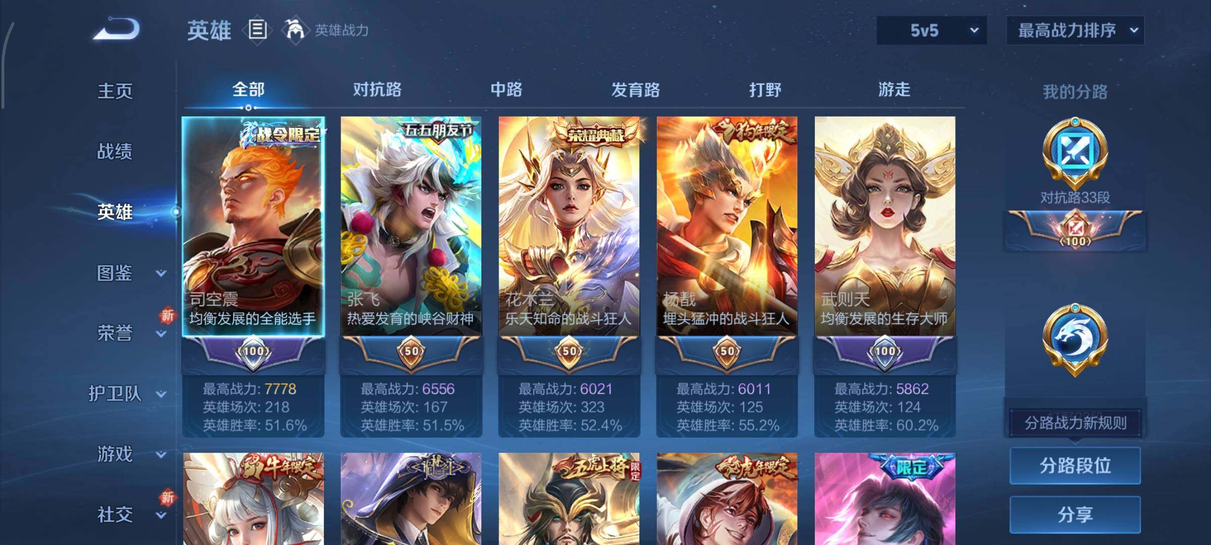 WZCMY3406236王者荣耀账号详情图3