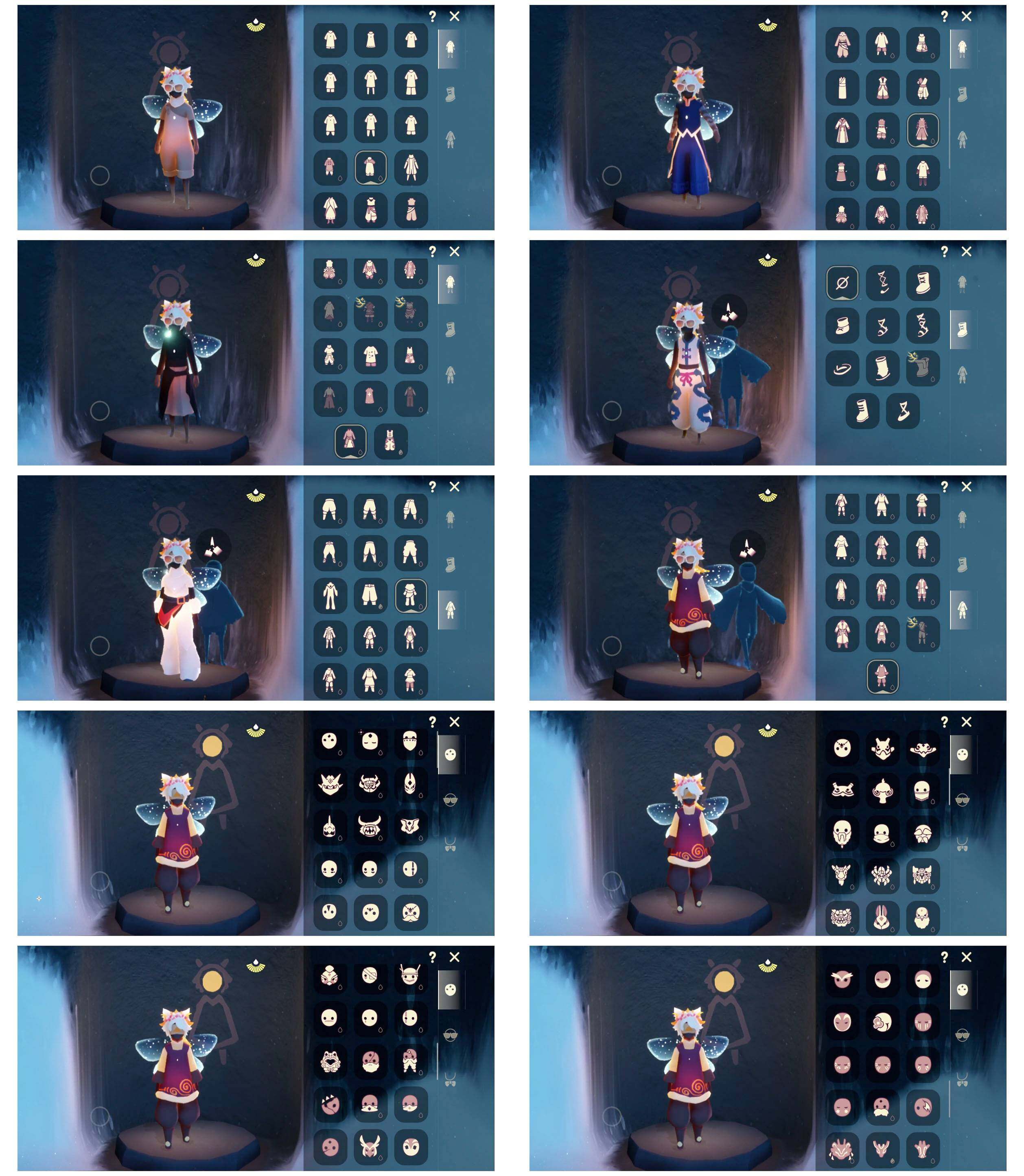 光遇账号iOS官服12季11翼白枭透明蝶翼TGC黑底九色鹿角武士裤圣诞鹿角巫师帽凯旋提琴绊爱新春福娃详情看图，价格可刀
资源：蜡烛  320  爱心 194   红烛 16  翼11
已毕业地图：全图毕业
毕业季节：