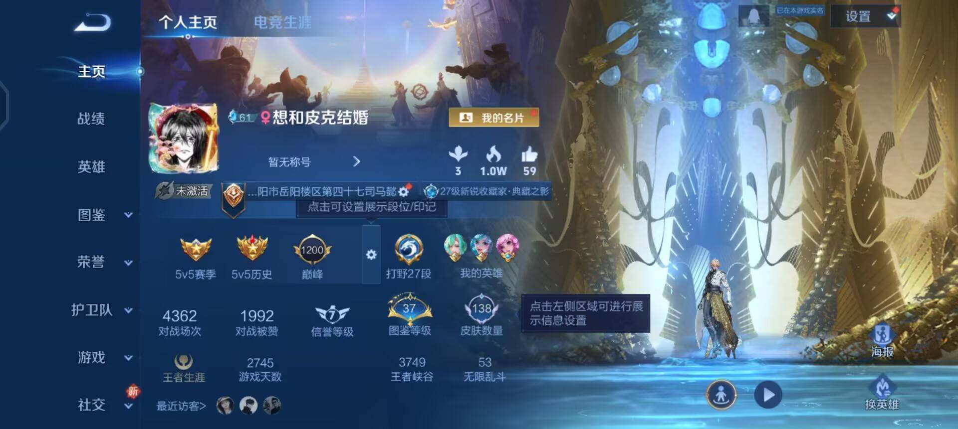 WZQM3407268王者荣耀账号详情图14