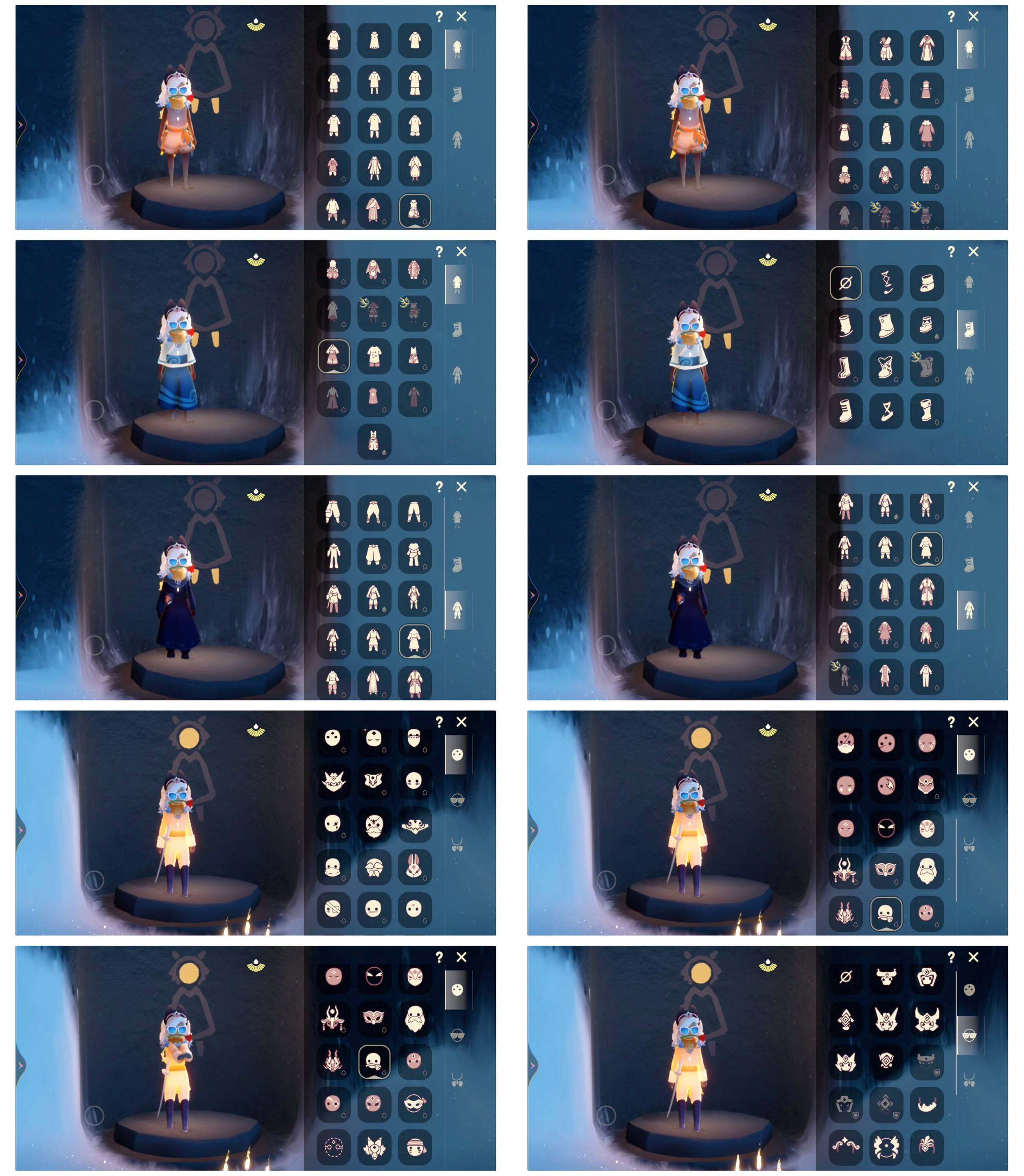 光遇账号vivo渠道服6季10翼小王子围巾TGC黑底周年抱枕妮妮长裙海洋武士裤女仆围裙青衫落拓金鳞耳坠详情看图，价格可刀
资源：蜡烛   135 爱心 81   红烛14   翼10
已毕业地图：全图毕业
毕业季节： 九