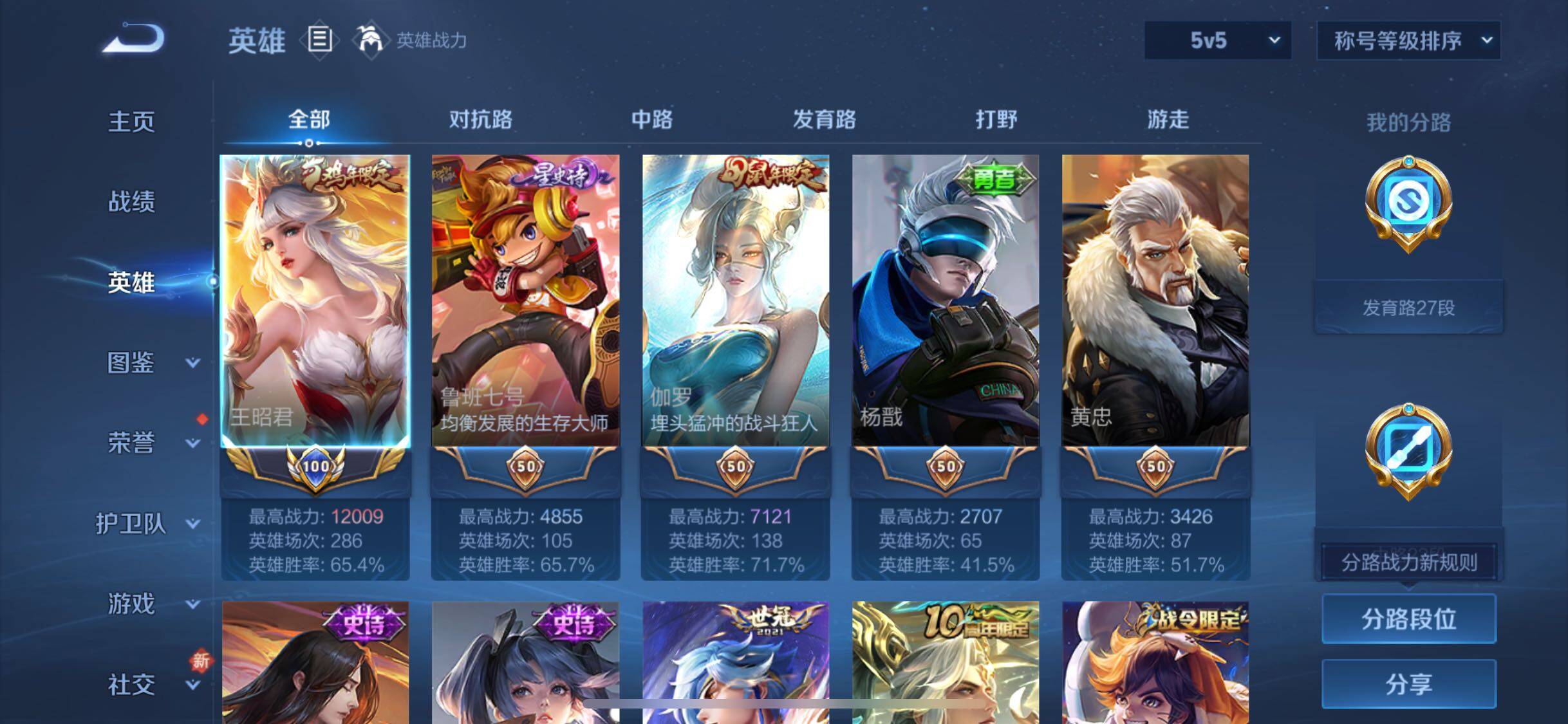 WZCMW3404023王者荣耀账号详情图3