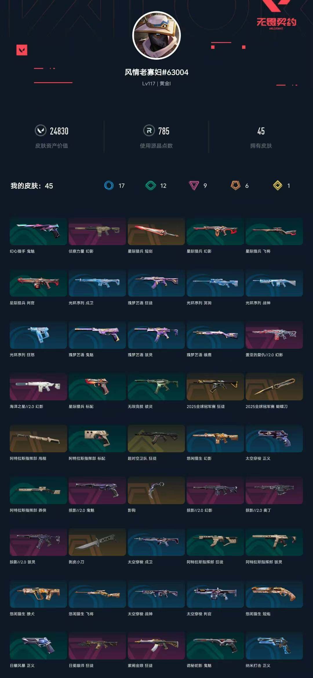 WWQXL327317无畏契约账号详情图4 WWQXL327317无畏契约账号详情图4