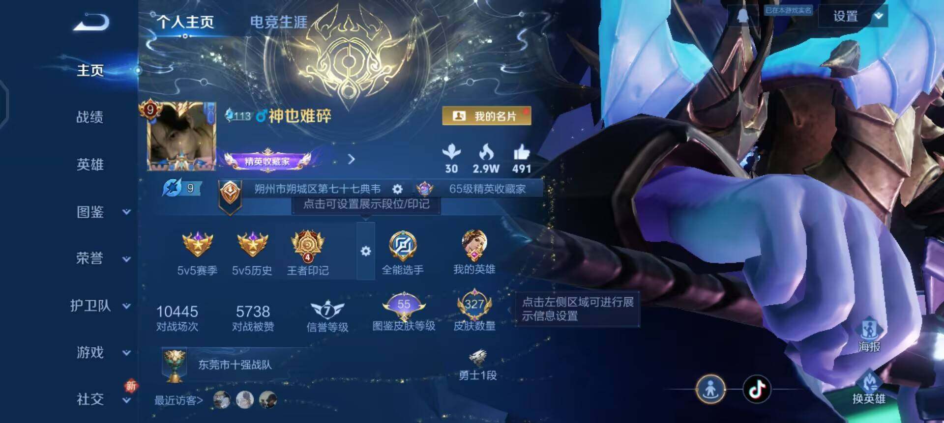 WZQM3409348王者荣耀账号详情图7