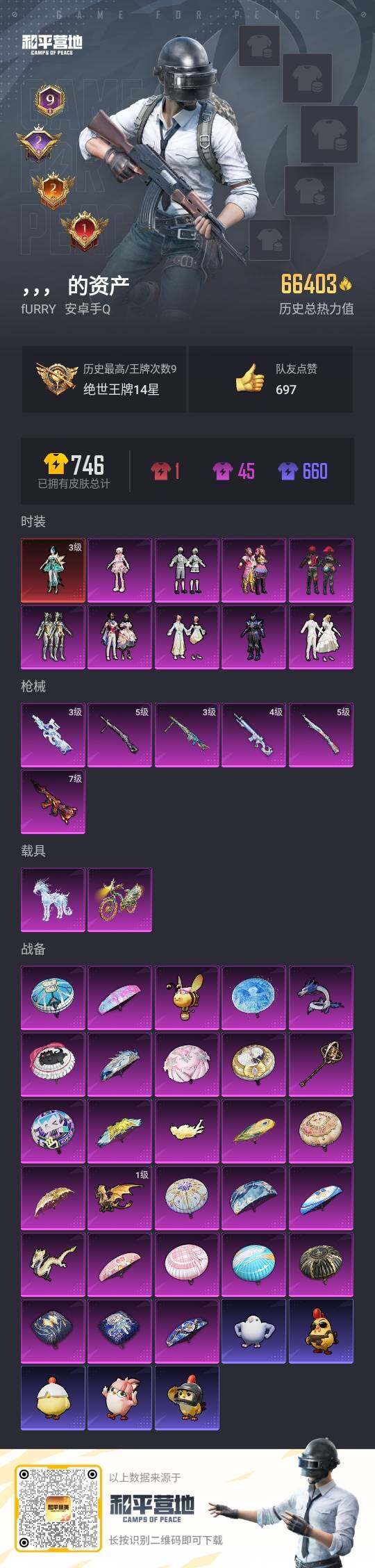 HPLX3431816和平精英账号详情图2 HPLX3431816和平精英账号详情图2