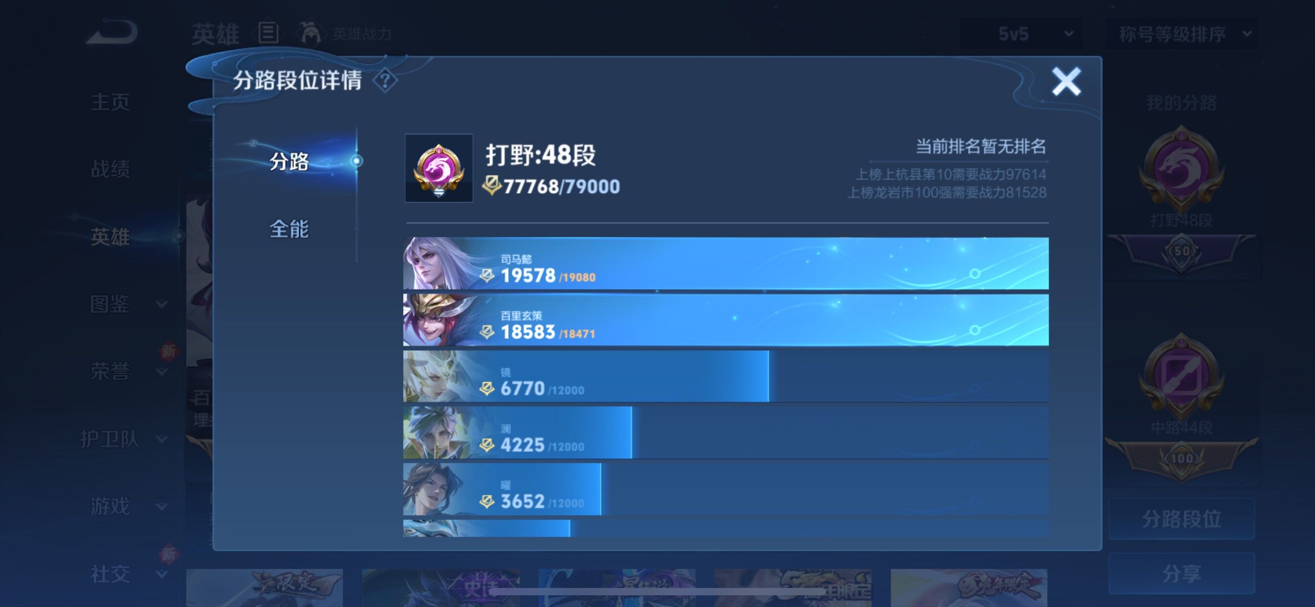 WZCMY3409256王者荣耀账号详情图6 WZCMY3409256王者荣耀账号详情图6