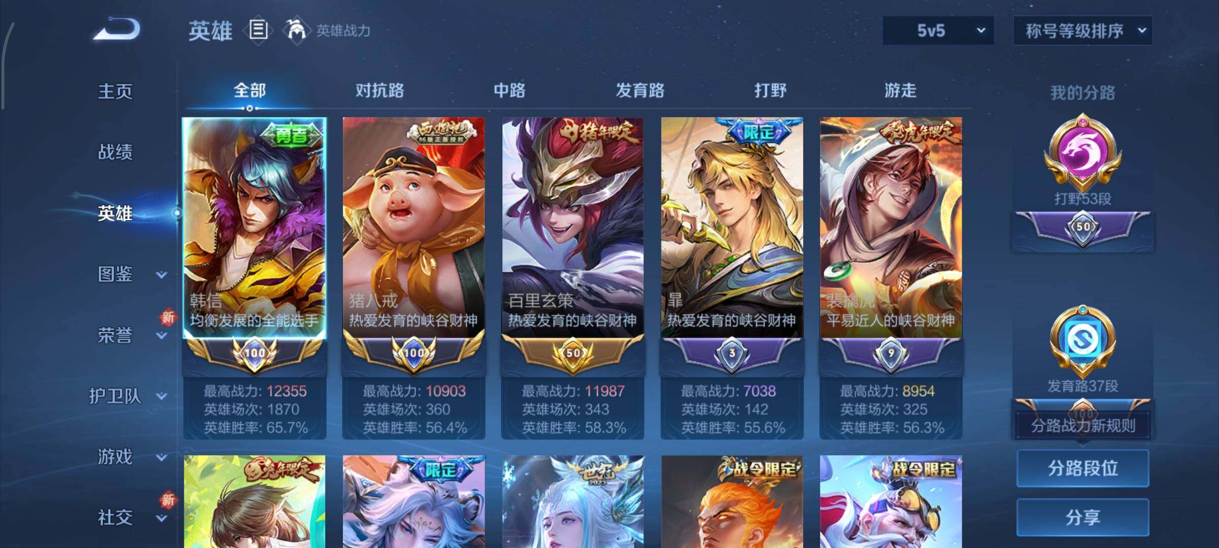 WZCMY3409242王者荣耀账号详情图3