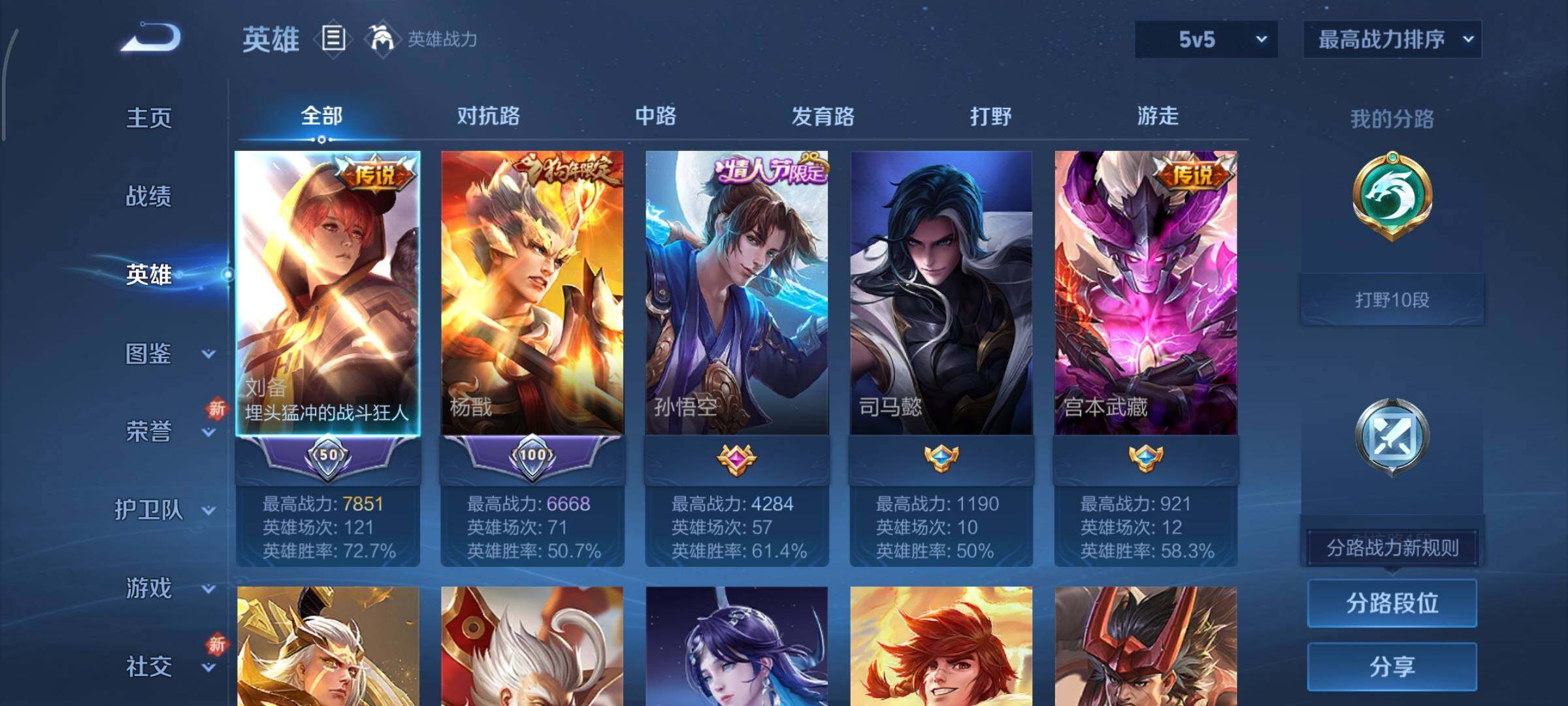 WZCMY3409254王者荣耀账号详情图3