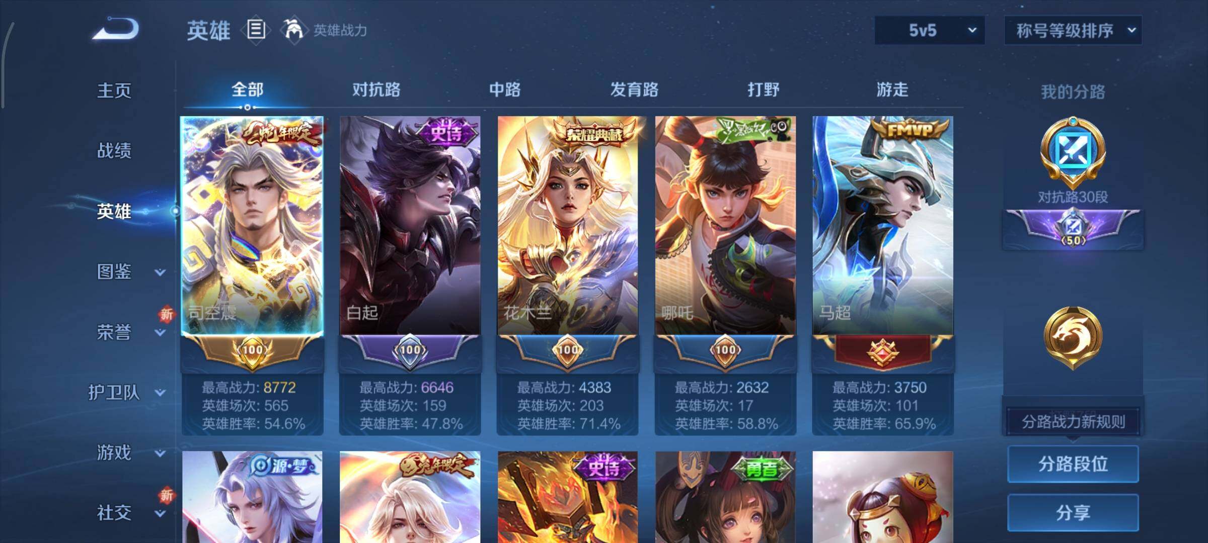 WZCMY3409227王者荣耀账号详情图3