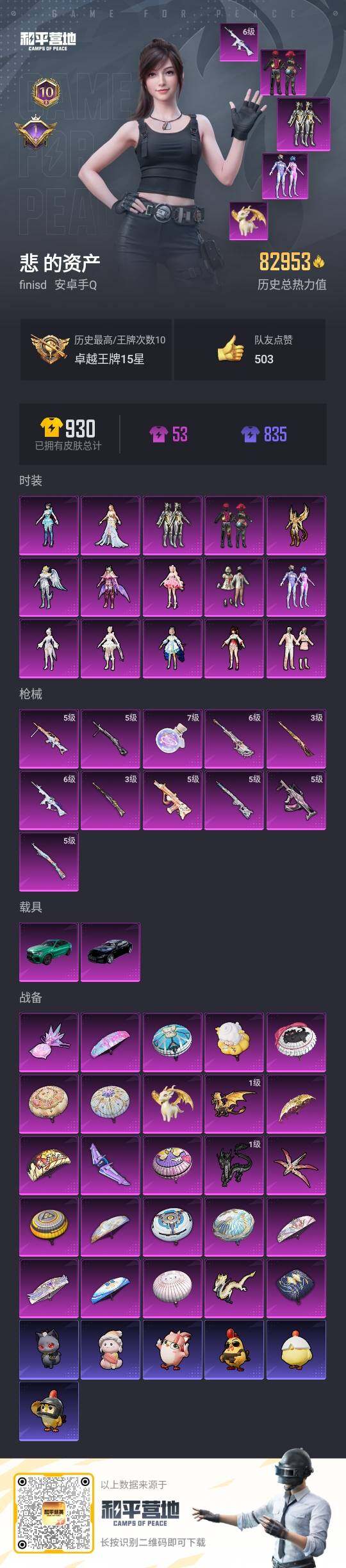 HPLE3417286和平精英账号详情图2 HPLE3417286和平精英账号详情图2