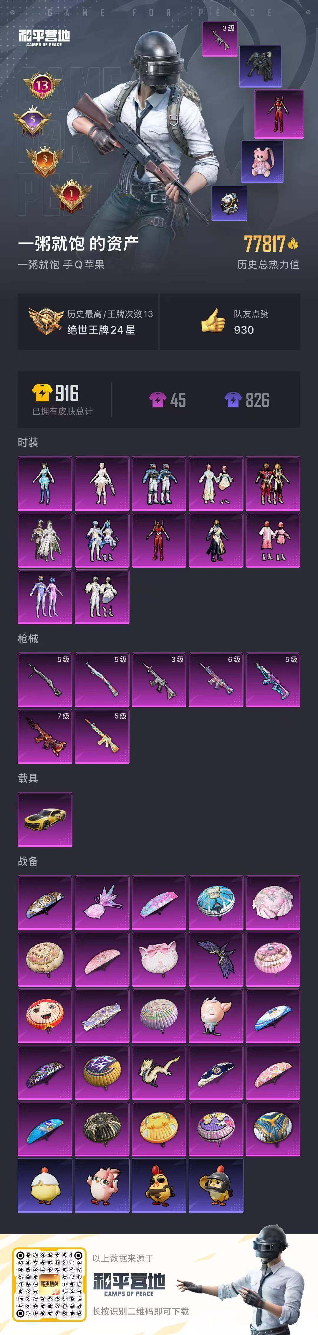 HPCMW3427410和平精英账号详情图26 HPCMW3427410和平精英账号详情图26