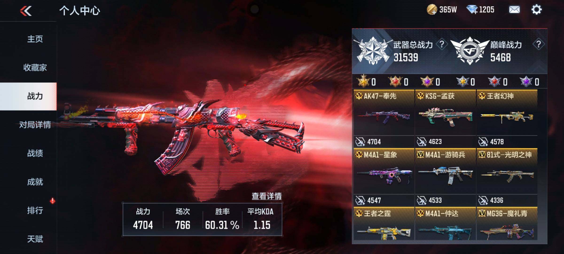 CFMEY369022枪战王者账号详情图6 CFMEY369022枪战王者账号详情图6