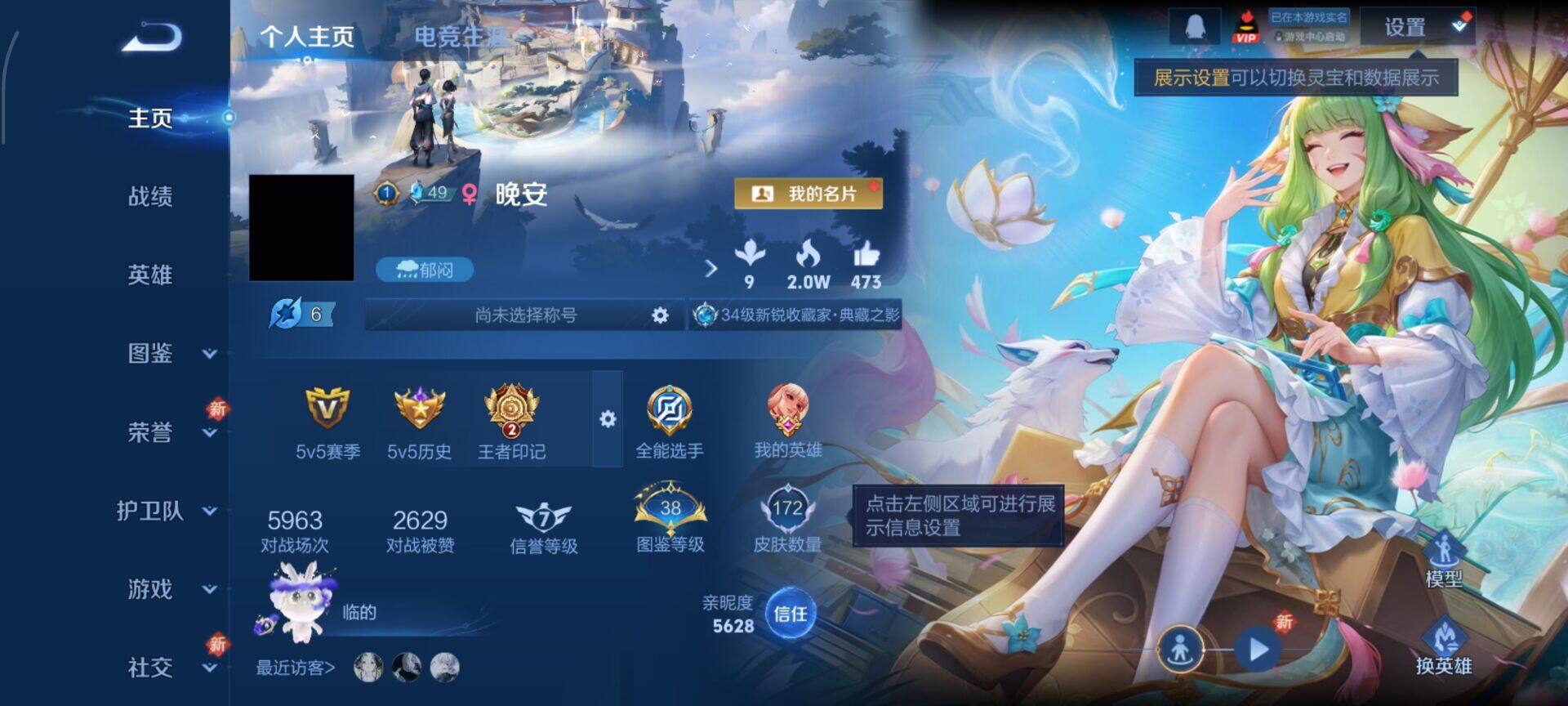 WZQM3407739王者荣耀账号详情图4 WZQM3407739王者荣耀账号详情图4