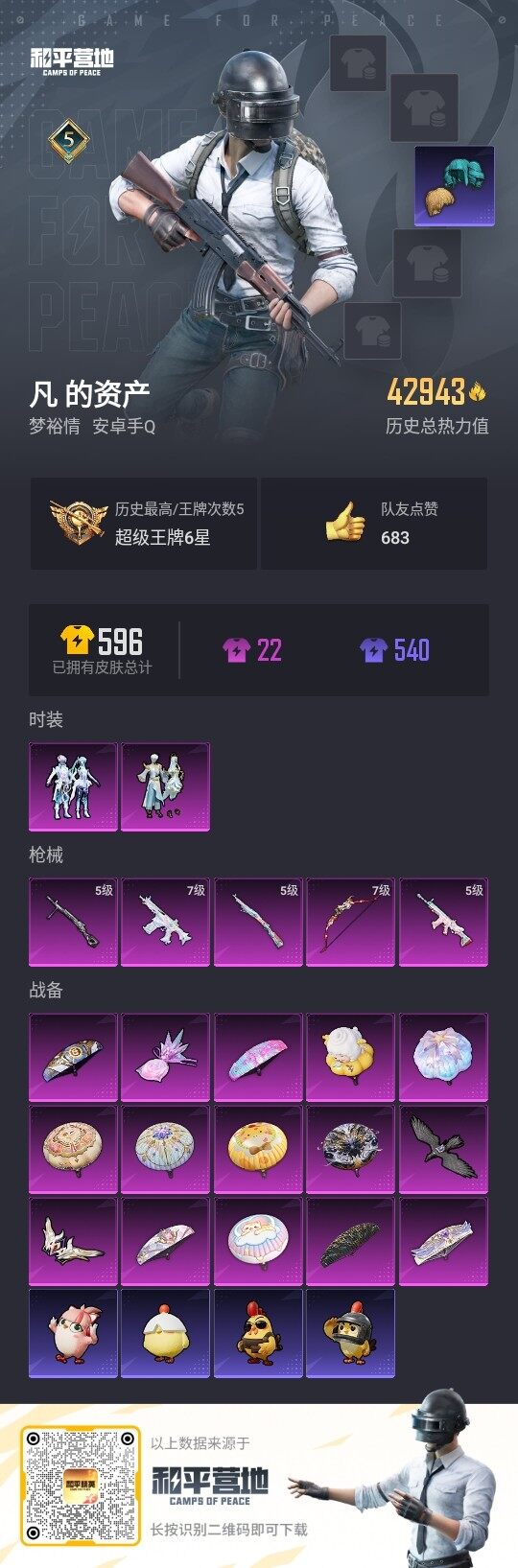 HPLE3417275和平精英账号详情图2 HPLE3417275和平精英账号详情图2