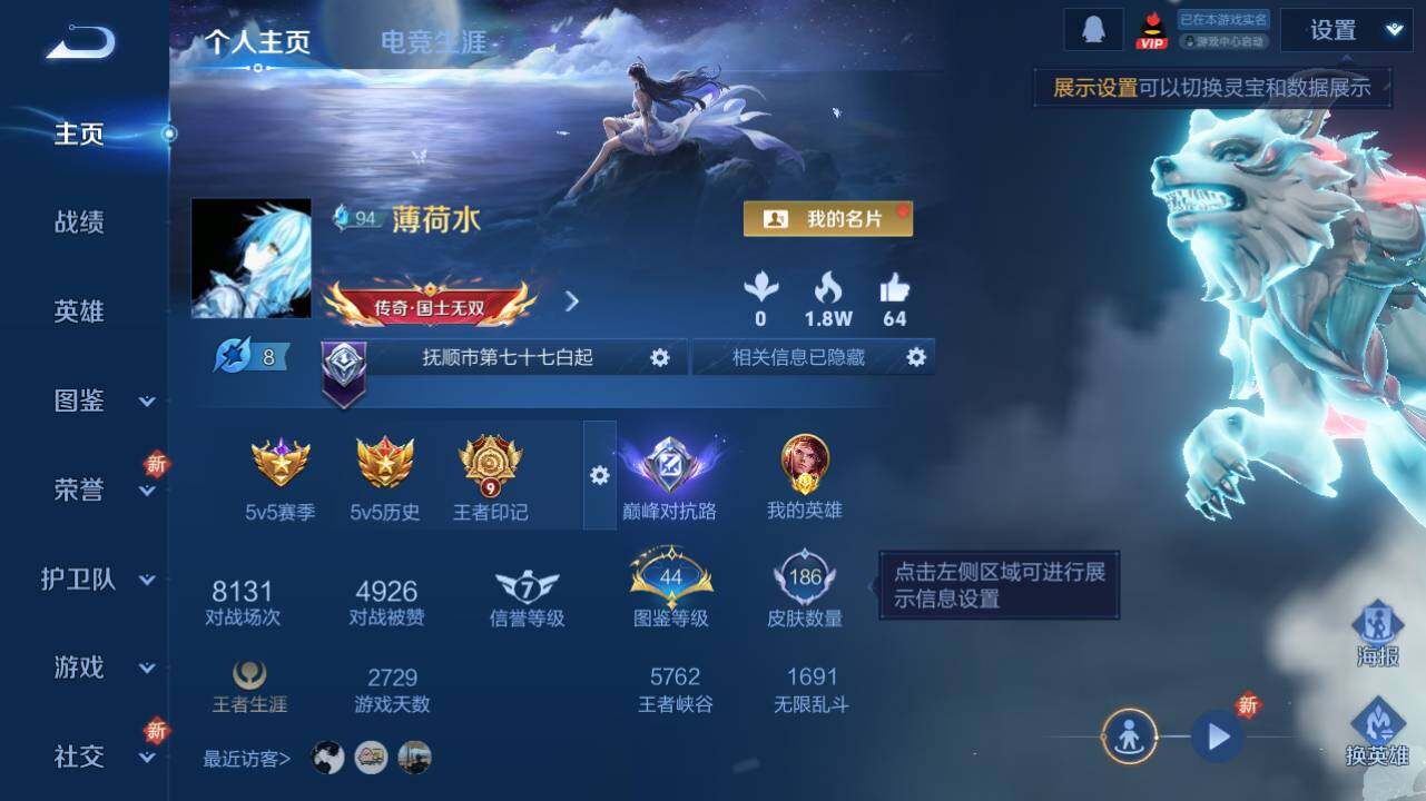 WZ0349768王者荣耀账号详情图6 WZ0349768王者荣耀账号详情图6