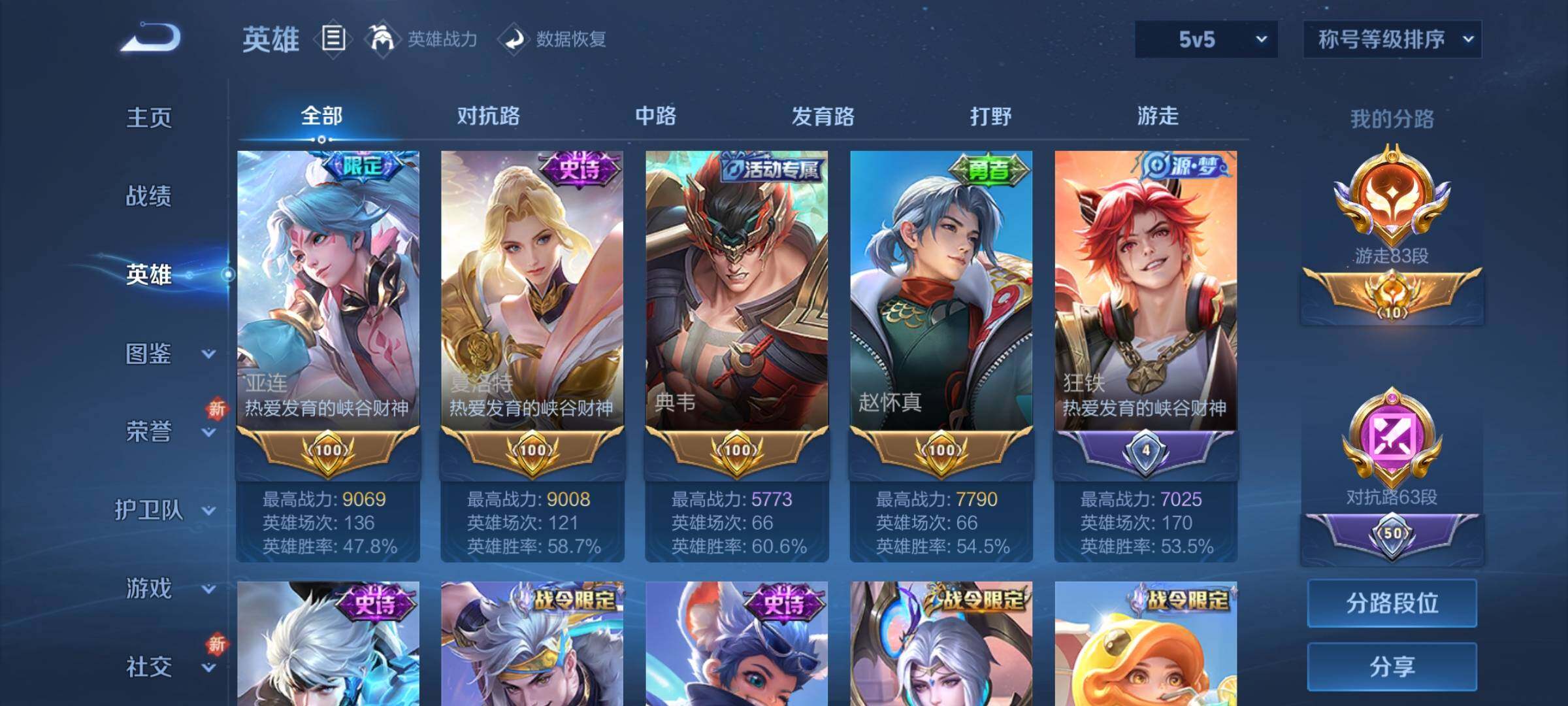 WZCMY3409200王者荣耀账号详情图8