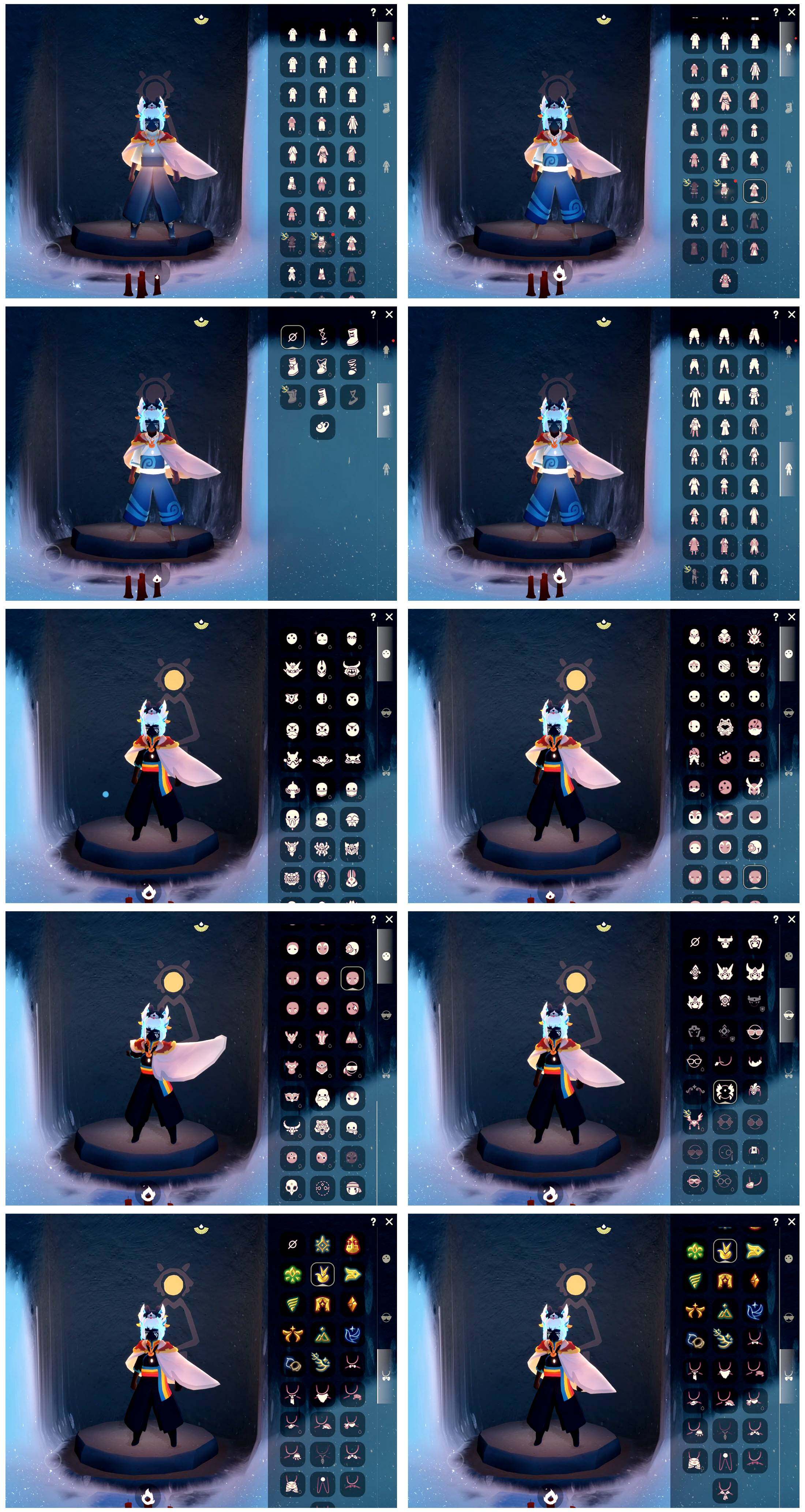 光遇账号iOS官服13季12翼阿努比斯白枭蝙蝠套蛛网斗篷必胜客装扮篝火点心TGC黑底绊爱青衫落拓详情看图，价格可刀
资源：蜡烛 797   爱心481    红烛156   翼12
已毕业地图：全图毕业 
毕业季节：