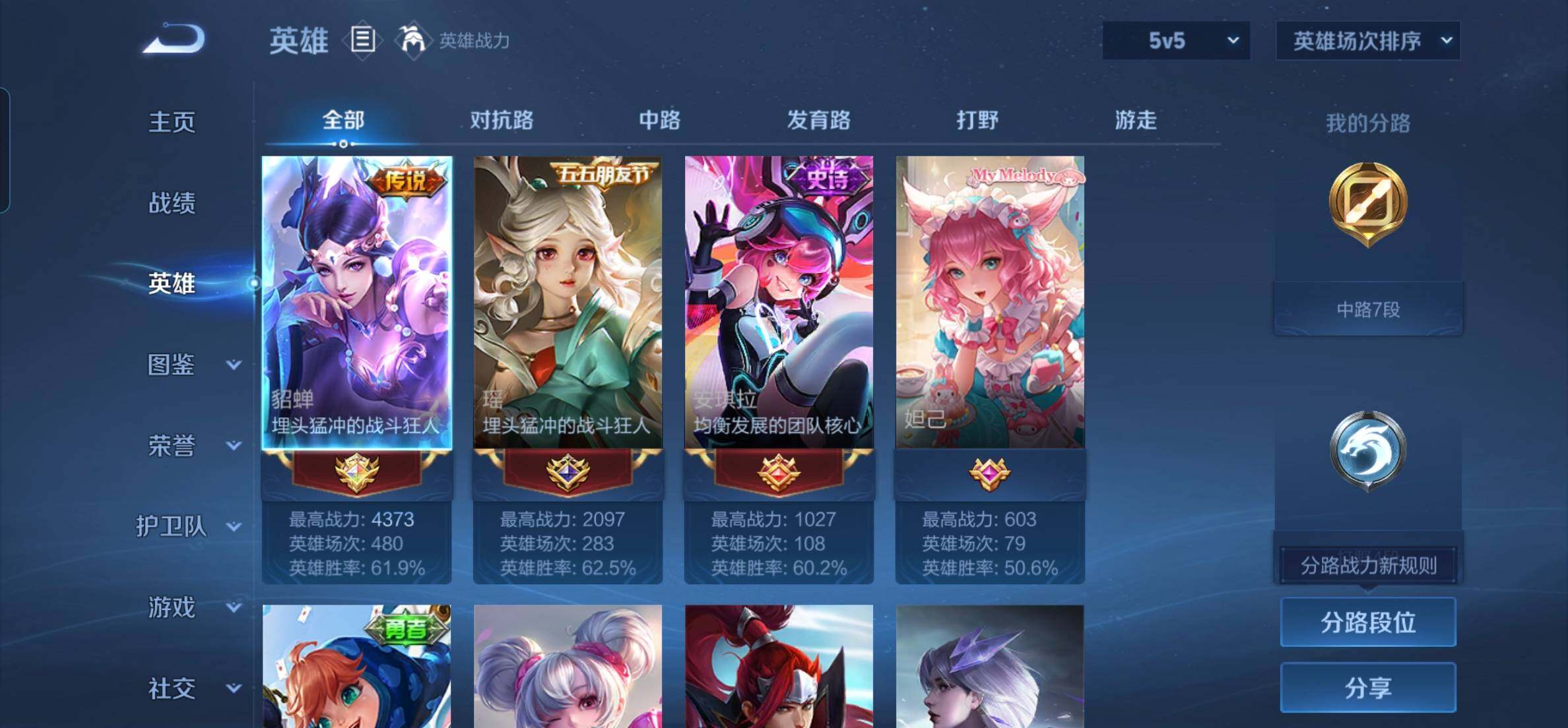 WZKG469059王者荣耀账号详情图4