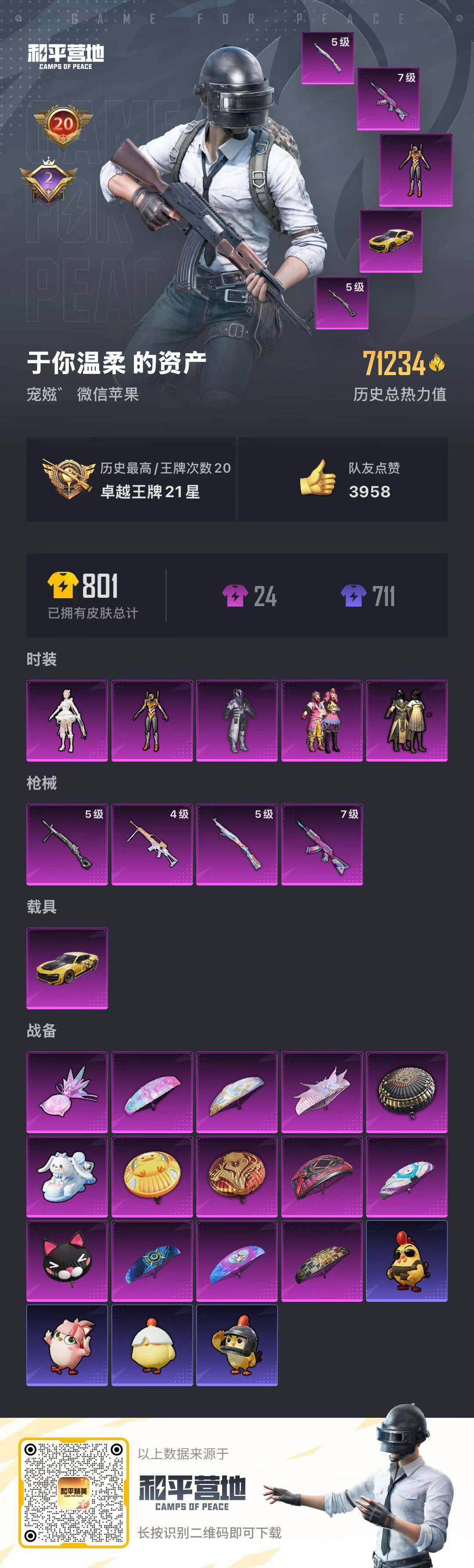 HPQM3414424和平精英账号详情图7 HPQM3414424和平精英账号详情图7