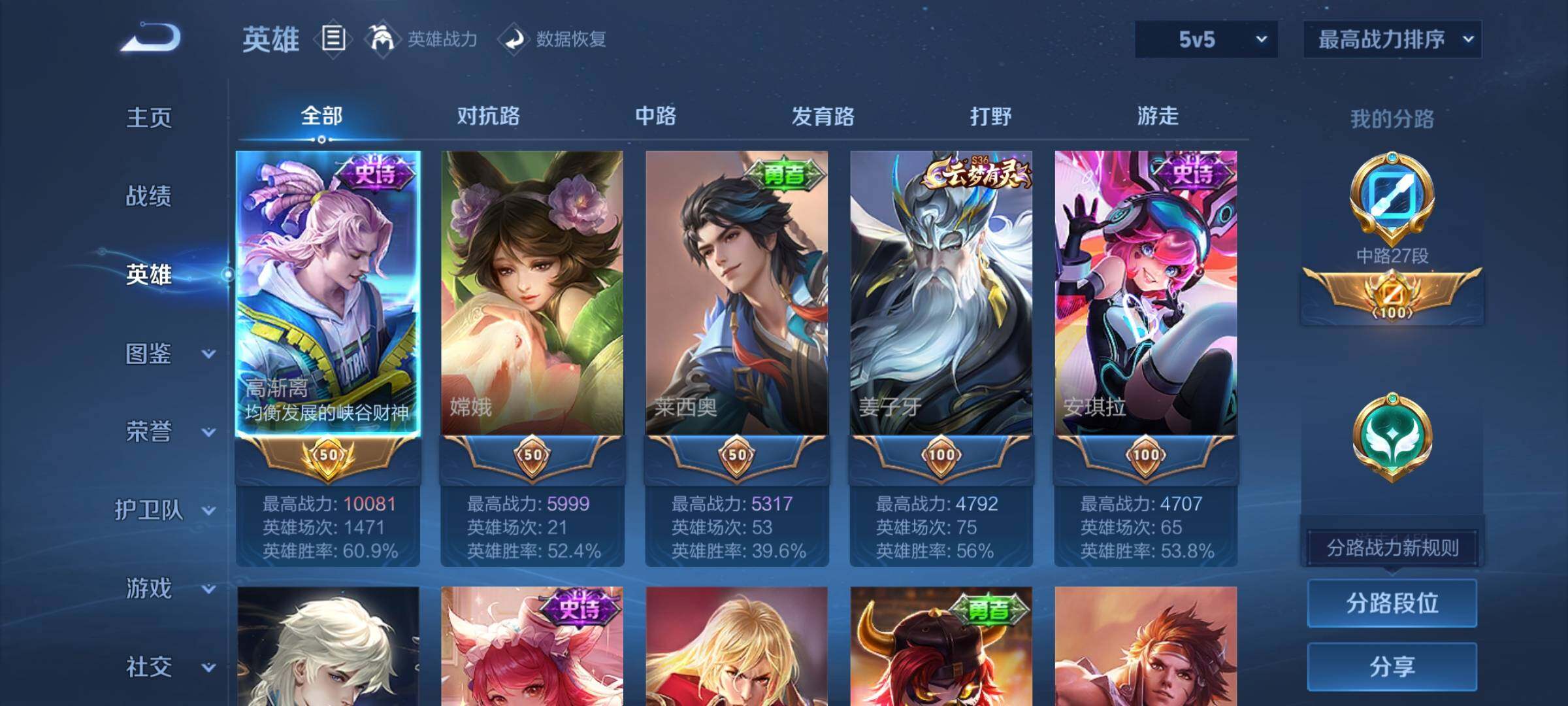 WZCMW3408869王者荣耀账号详情图5