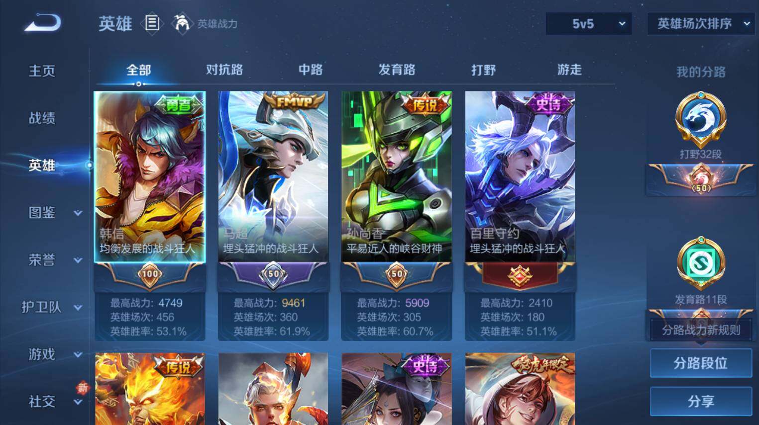 WZ0349792王者荣耀账号详情图4