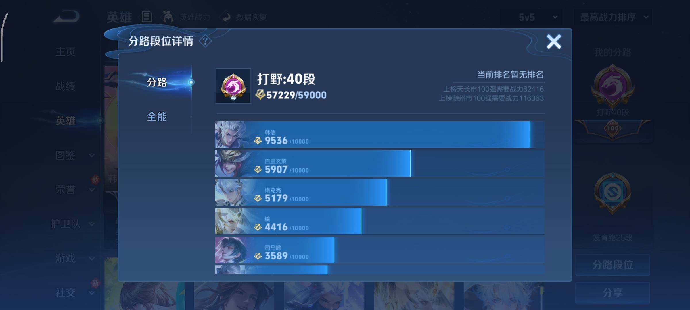 WZCMY3411036王者荣耀账号详情图5