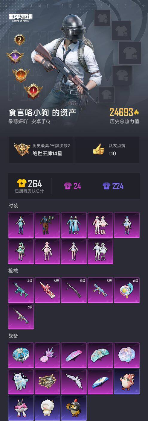 HPQM3415121和平精英账号详情图3 HPQM3415121和平精英账号详情图3