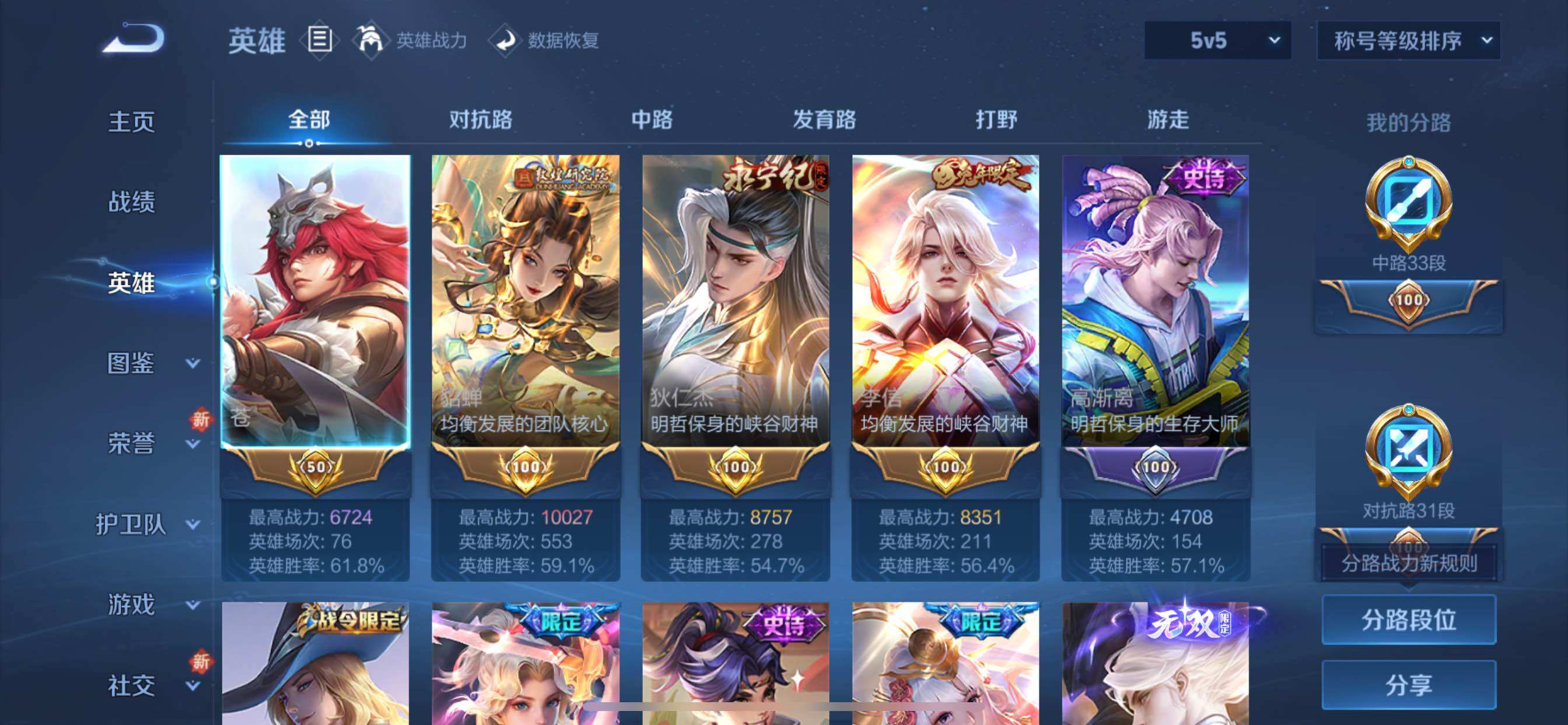 WZCMY3411040王者荣耀账号详情图3