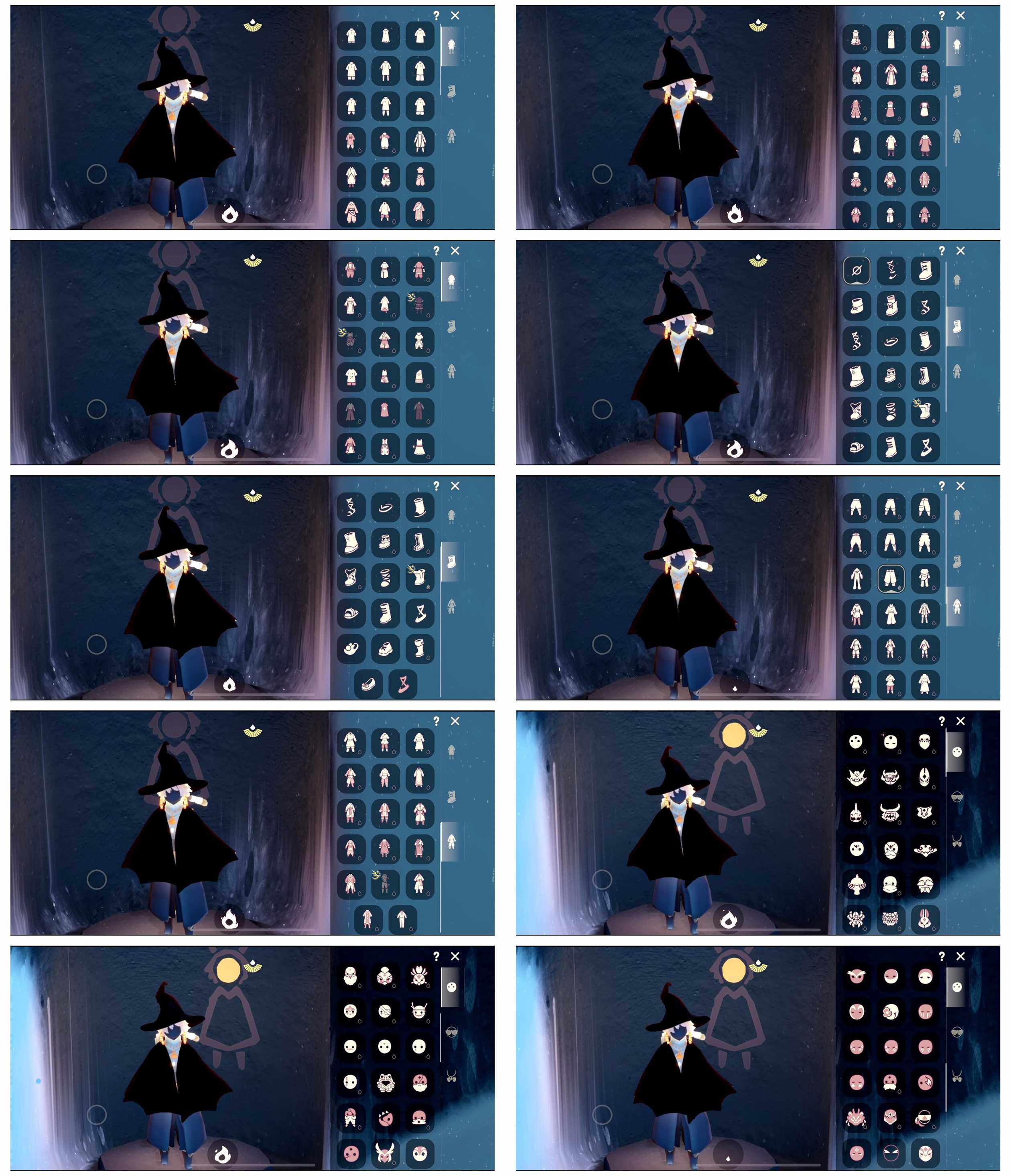 光遇账号iOS官服20季11翼白枭绊爱蝙蝠套蛛网斗篷暖冬瑞雪巫师帽雪花发饰贝壳发饰玉兔发饰日光水母四叶草发饰神鹿头饰金鳞耳坠彩虹耳钉
资源：蜡烛 5804   爱心 374  红烛 138  翼 11
已毕业地图：全