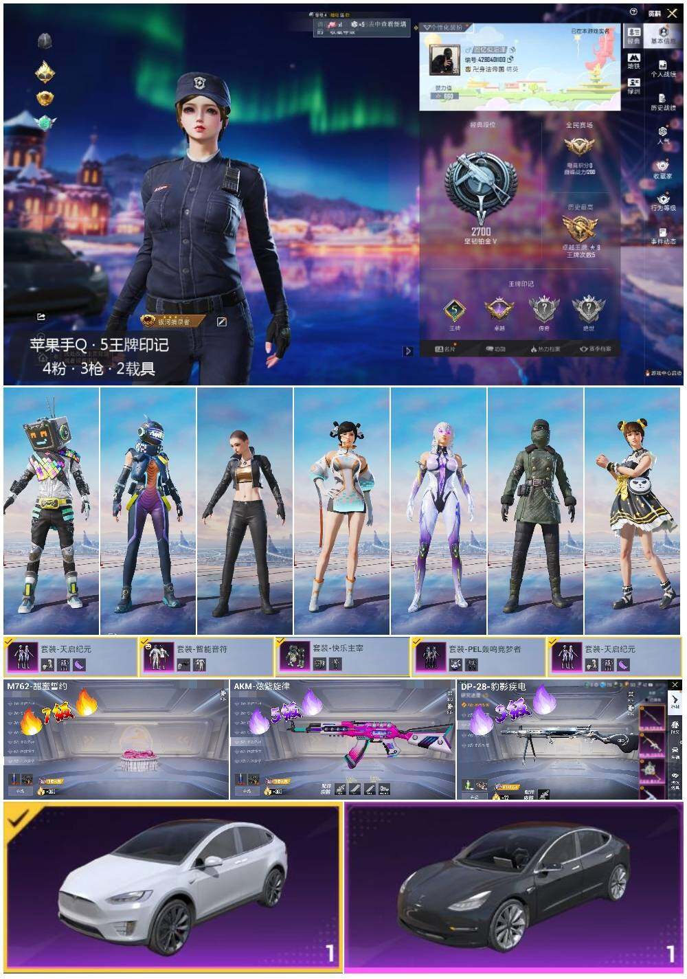 HPLX3418596和平精英账号详情图2 HPLX3418596和平精英账号详情图2