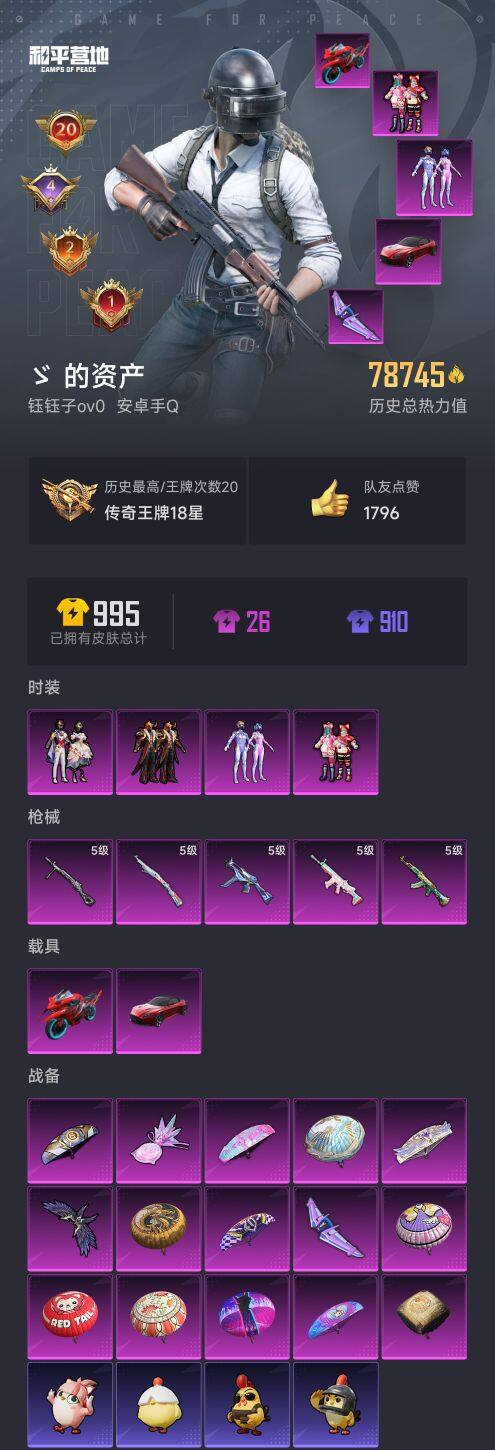 HPQM3415207和平精英账号详情图3 HPQM3415207和平精英账号详情图3