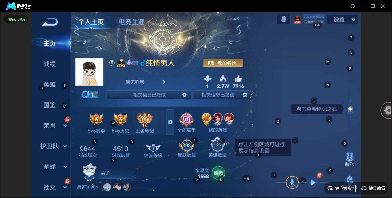 WZLX3410317王者荣耀账号详情图8