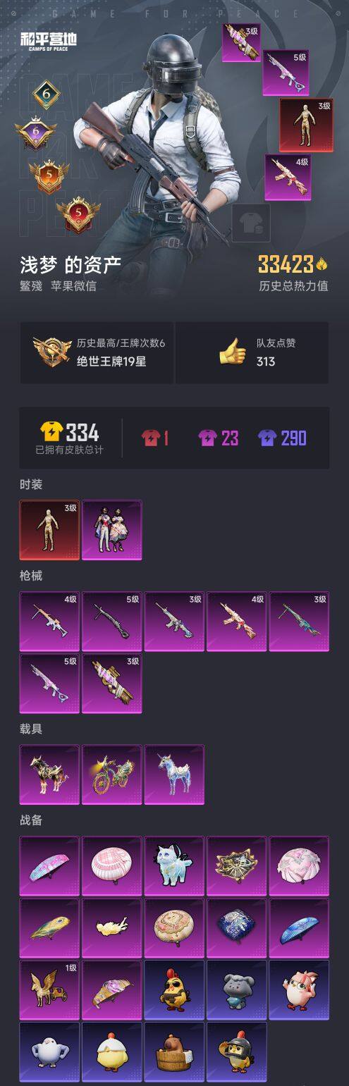 HPQM3454157和平精英账号详情图3