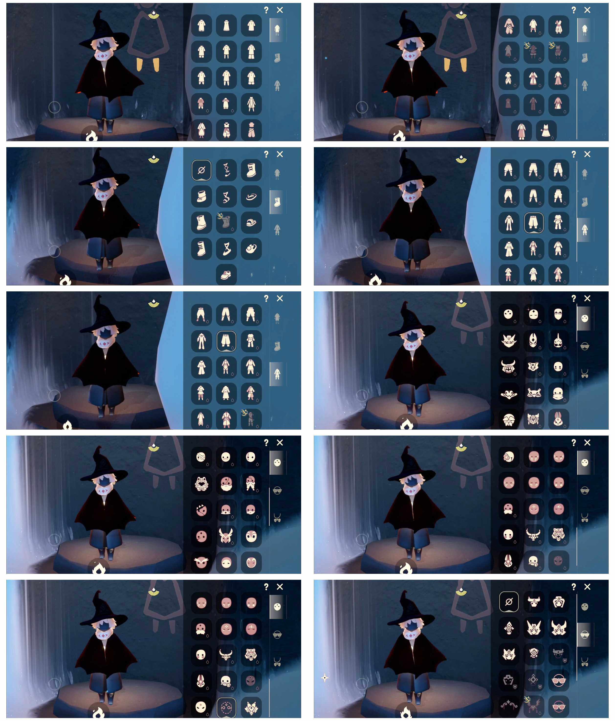 光遇账号安卓官服13季10翼透明蛛丝斗篷蝙蝠套巫师帽白枭暖冬夹棉粽叶斗篷绊爱斗篷音韵吉他荷叶伞夏日阳伞
资源：蜡烛 33 爱心 150 红烛 20 翼 10 
已毕业地图：全图
毕业季节：集结季卡 小王子季 潜海季