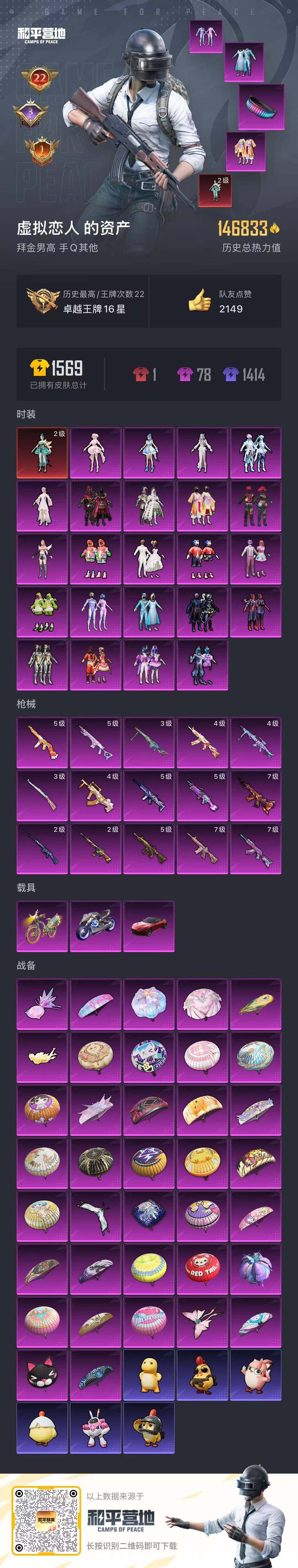 HPQM3415428和平精英账号详情图35 HPQM3415428和平精英账号详情图35