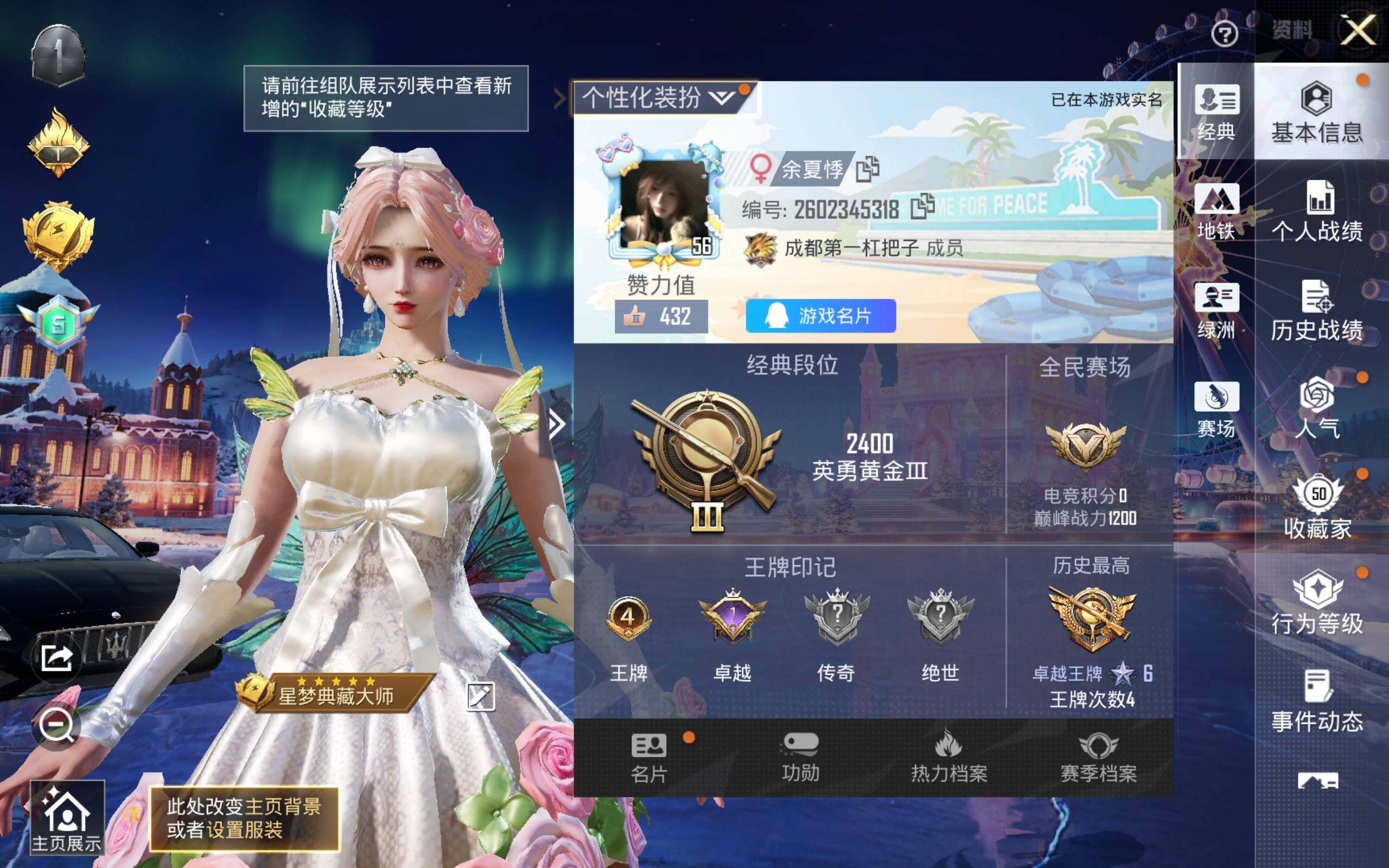 HPQM478028和平精英账号详情图3