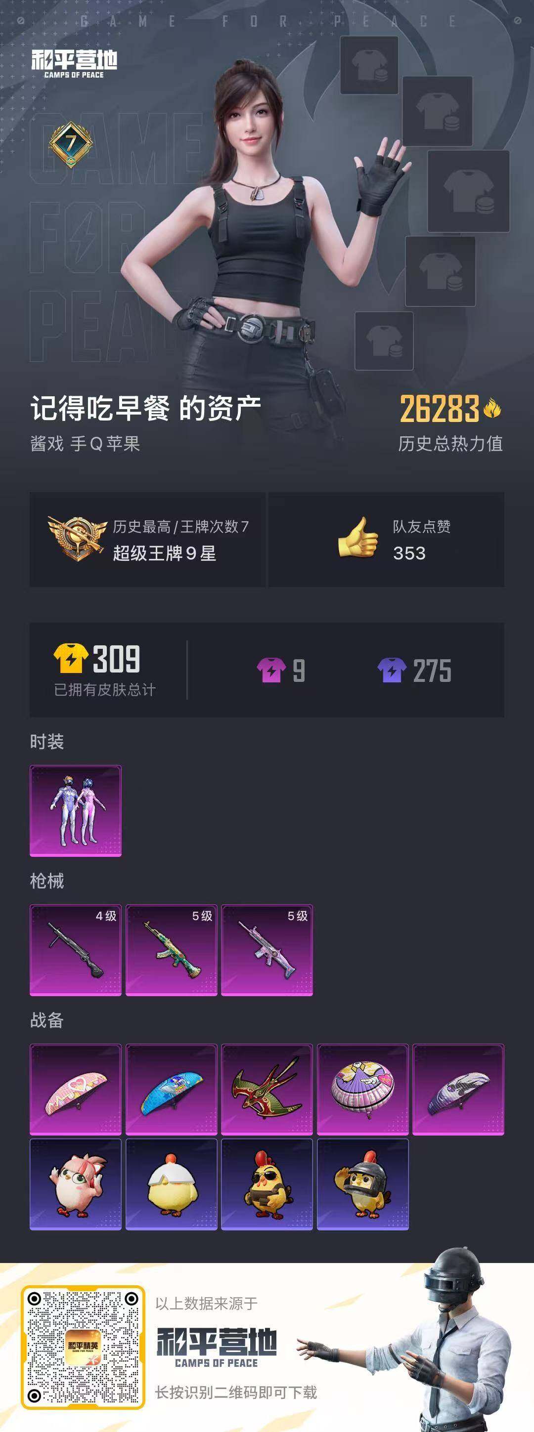 HPCMW3427743和平精英账号详情图14 HPCMW3427743和平精英账号详情图14