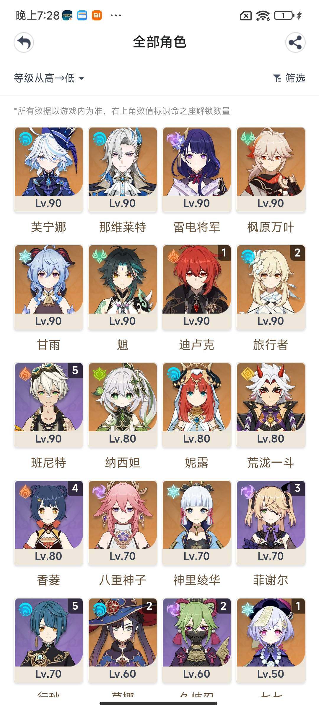 YSEY315925原神账号详情图4