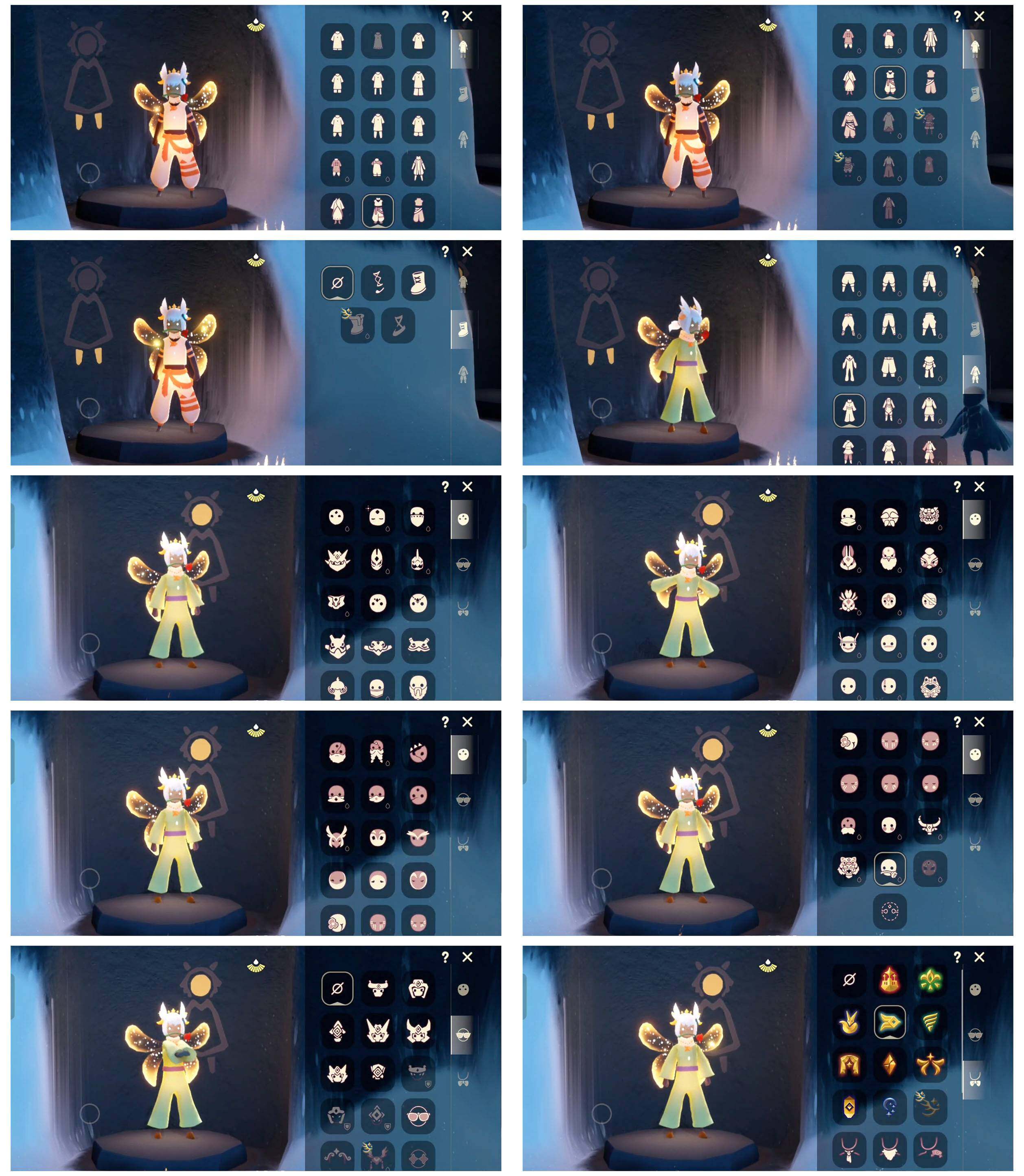 光遇账号安卓官服10季9翼白枭小王子围巾玫瑰花巫师帽星球夹克TGC黑底暖冬瑞雪绊爱圣诞鹿角详情看图，价格可刀
资源：蜡烛 53   爱心 26   红烛 1  翼9
已毕业地图：霞谷 暮土 晨岛 云野 雨林 
毕业