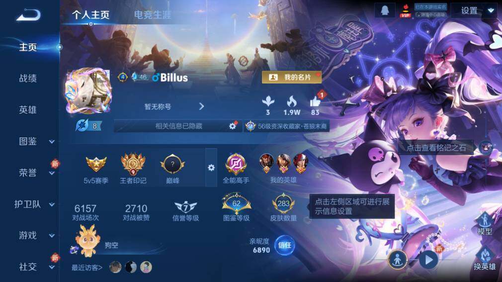 WZ0349820王者荣耀账号详情图9