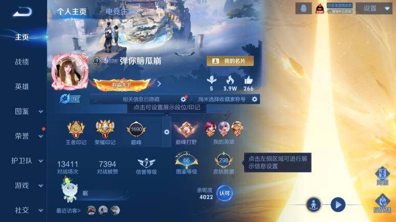 WZ0349740王者荣耀账号详情图8