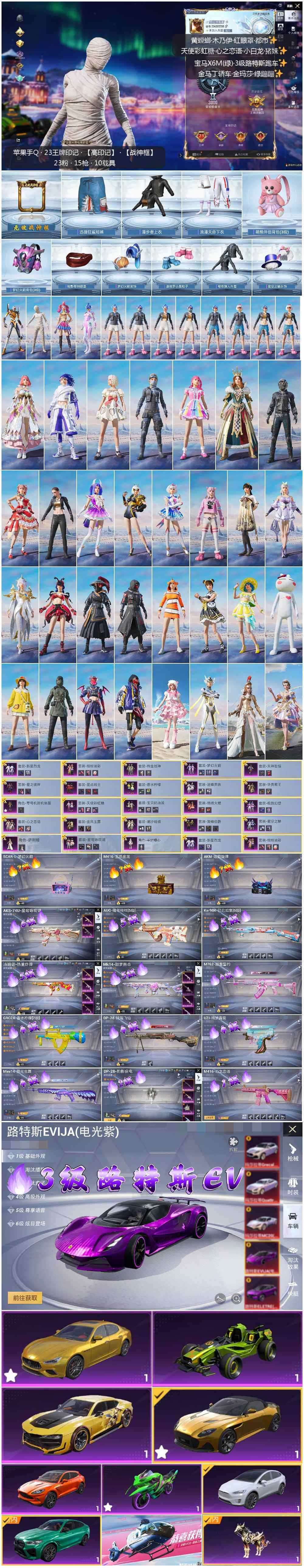 HPCMW3418714和平精英账号详情图2 HPCMW3418714和平精英账号详情图2