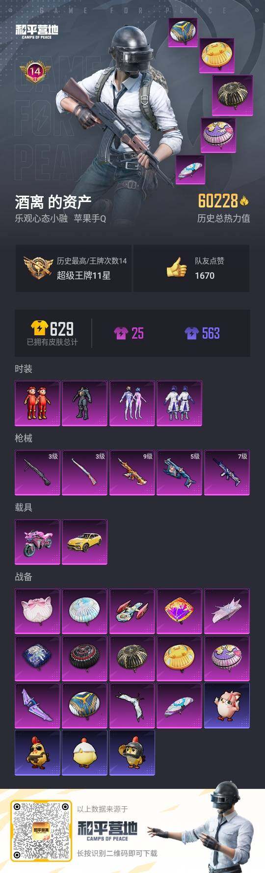 HPLX3418558和平精英账号详情图3 HPLX3418558和平精英账号详情图3